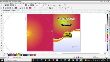 HOW TO DESIGN A SIMPLE BOOK COVER AS A BEGINNER, A book cover design using Corel Draw