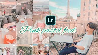 How i edit my aesthetic photo (pink pastel filters) using Lightroom app screenshot 3