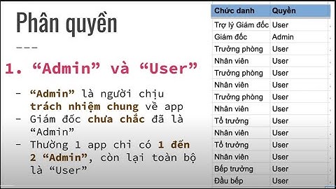 [Appsheet-00] Bài 10: Phân quyền trên appsheet đơn giản hơn trên google sheet và excel rất nhiều
