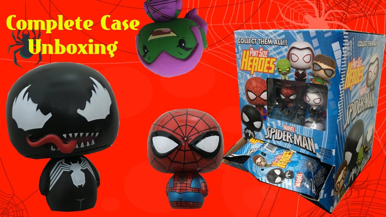 FUNKO PINT SIZE HEROES SPIDERMAN MYSTERY MINIS BLIND BAGS CASE OPENING