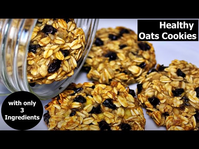 Make this Healthy Oats Cookies with Just 3 INGREDIENTS | Kanak