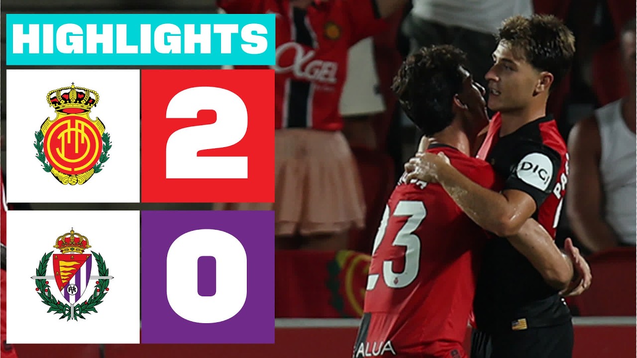 RCD MALLORCA 2 - 0 REAL VALLADOLID | RESUMEN LALIGA HYPERMOTION
