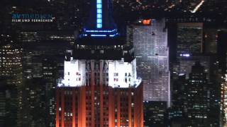 Luftaufnahmen New York Bei Nacht - Cineflex Av Medien