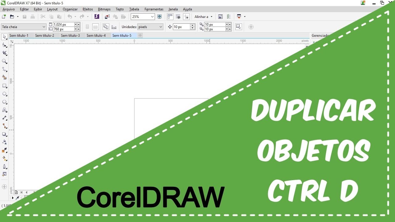 Corel Draw - Duplicar Objetos - YouTube