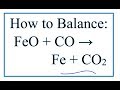 Chemical Equations and Balancing