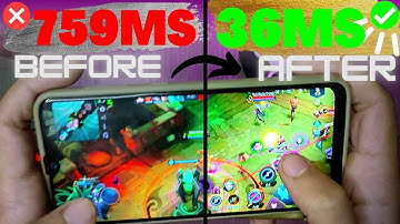 🔧 How To Fix High Ping Problem In Android Mobile | How to Reduce Lag Problem in Mobile Legends 2022