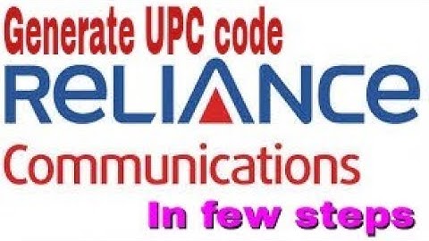Reliance  UPC/MNP/PORT   without network  (Problem Solved ) UPc code generate online in few steps