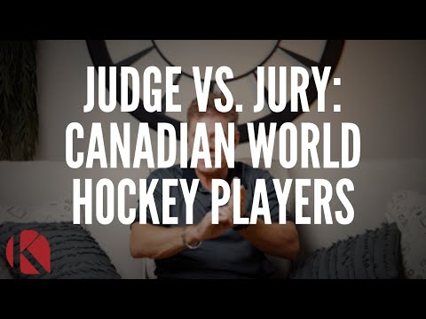 JUDGE VS JURY - WORLD JUNIOR HOCKEY PLAYERS