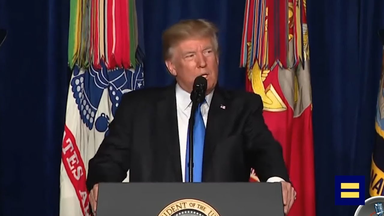 Trump Claims The Military Is No Place For Bigotry YouTube
