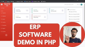 INVENTORY ERP SOFTWARE IN PHP | #erpsoftware #codewithmehnaz