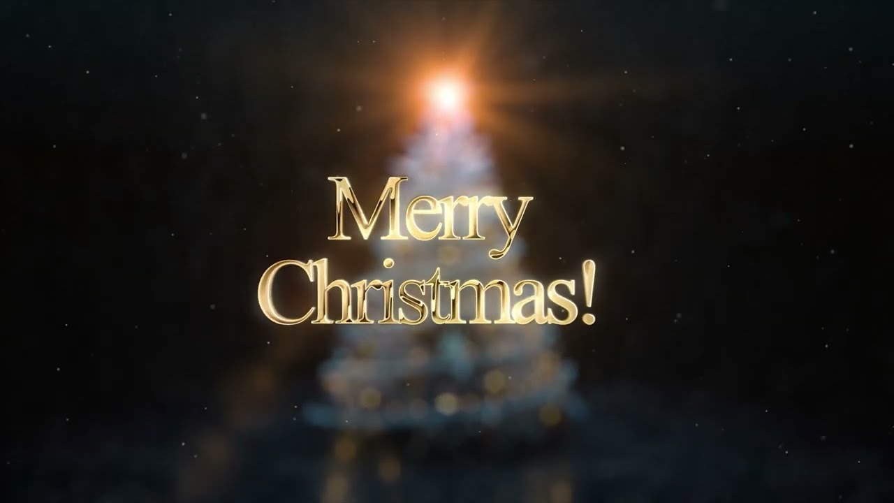 Green Screen Graphics | Merry Christmas Animated Tree | HD 1080P