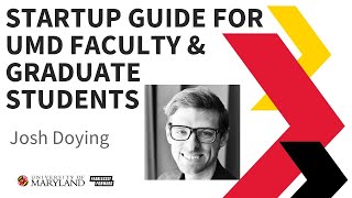 Startup Guide for University of Maryland Faculty and Graduate Students