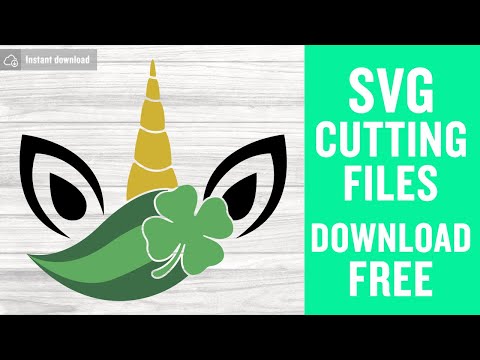 Unicorn Shamrock Svg Free Cutting Files for Cricut Silhouette Instant Download