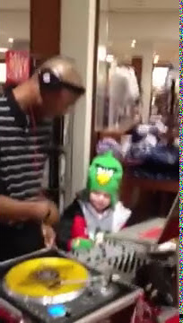 DJ Angry Bird JP starting is apprenticeship at the mall