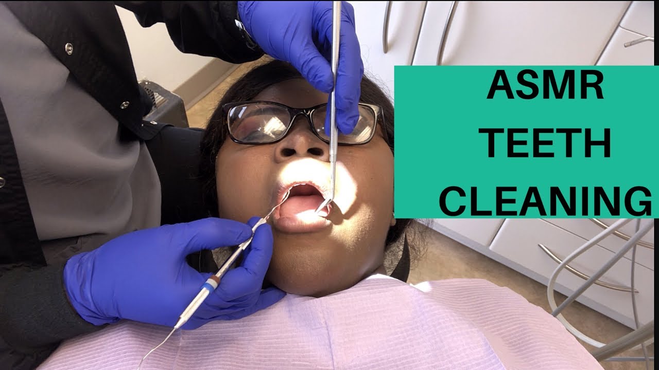 ASMR TEETH CLEANING (DENTAL EXAMINATION ) YouTube