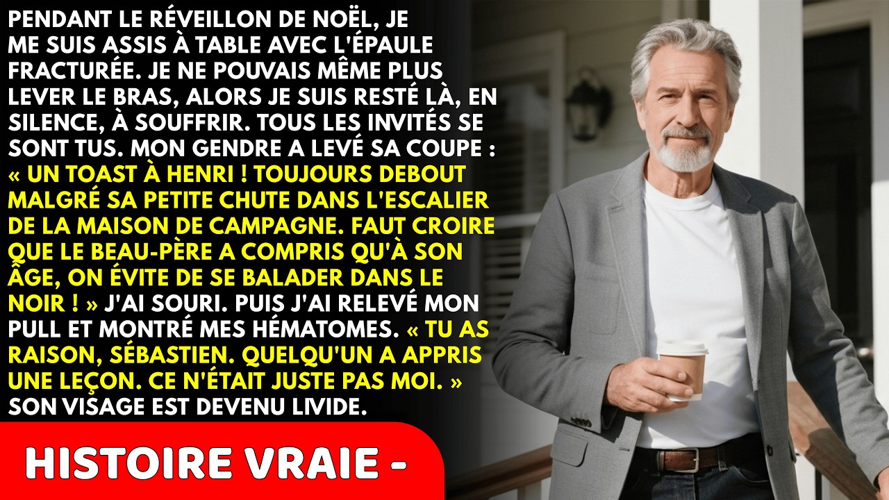 « Le vieux a compris la leçon, » a lancé mon gendre quand je me suis assis au réveillon de Noë...