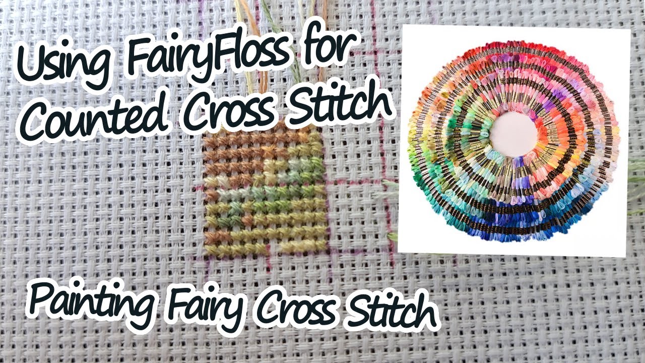 Using FiaryFloss for a counted cross stitch | 