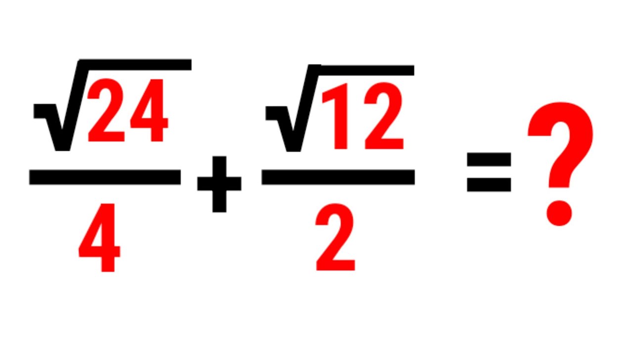 A Wonderful square Root Math Simplification Problem || How to simplify ...