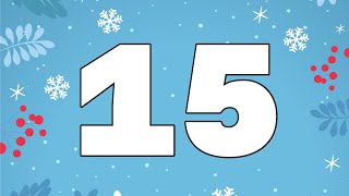 [ 0:15 ] Blue Winter Countdown Timer