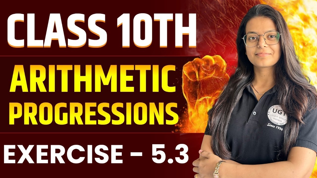 Class 10th Arithmetic Progression | Exercise 5.3 | Chapter - 5 | UGT ...