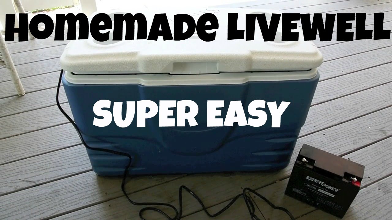 Homemade Cooler Livewell YouTube