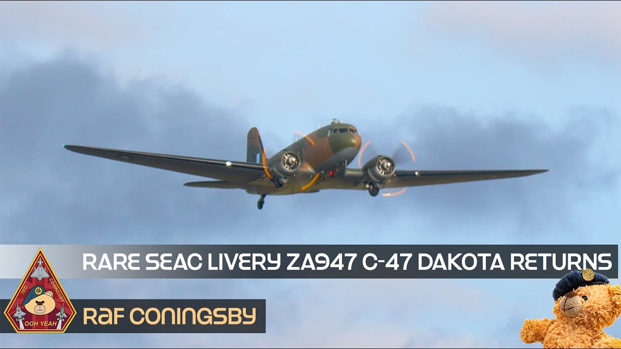 NEW STUNNING RARE SEAC LIVERY ZA947 C-47 DAKOTA BATTLE OF BRITAIN