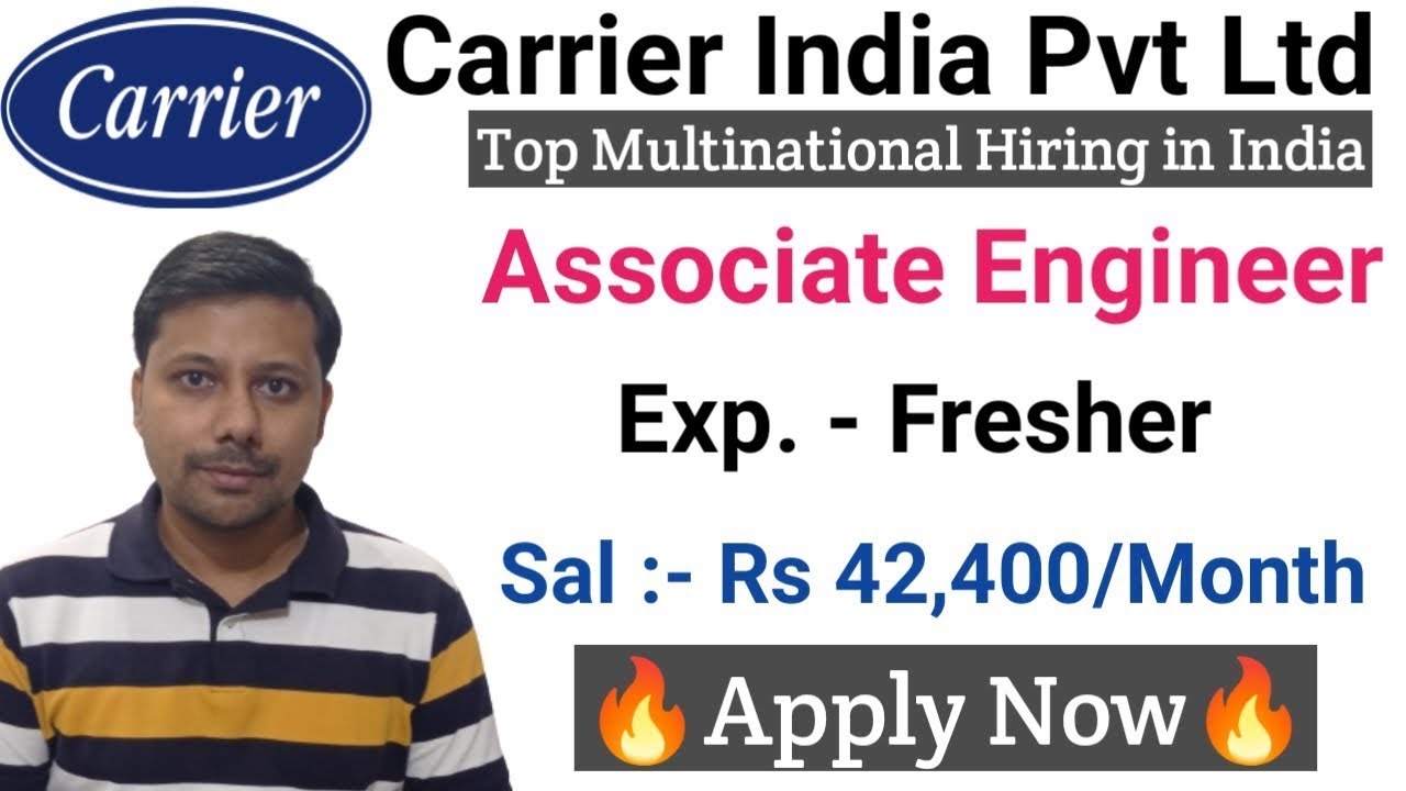 Fresher Associate Engineer Vacancies in Top MNC Company I Mechanical