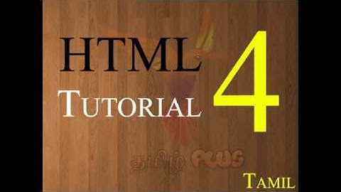 HTML Tutorial for Beginners-04-Creating a table