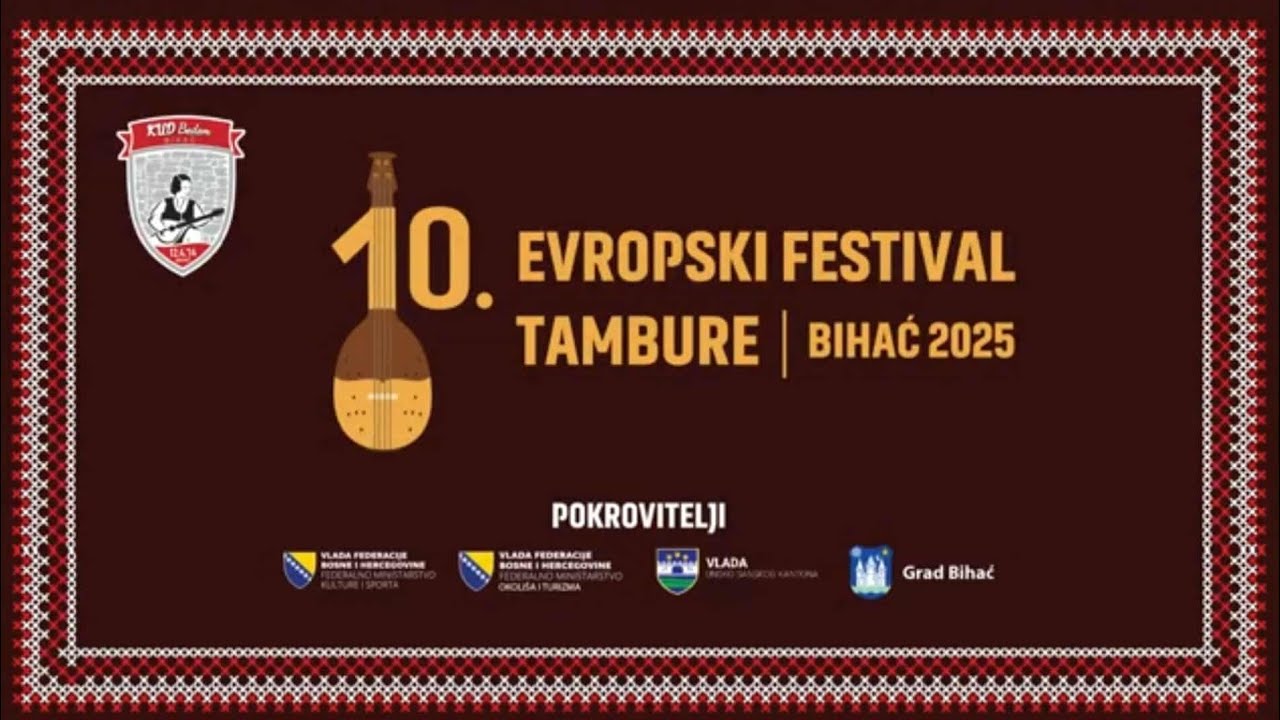 10.evropski festival tambure Bihać 2025