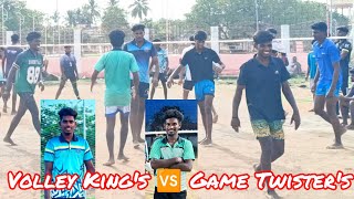 ‼️ Volley King's 🆚 Game Twister's ‼️fire match 💥🔥#viralvideo #vollyballtournament #sports #video  screenshot 5