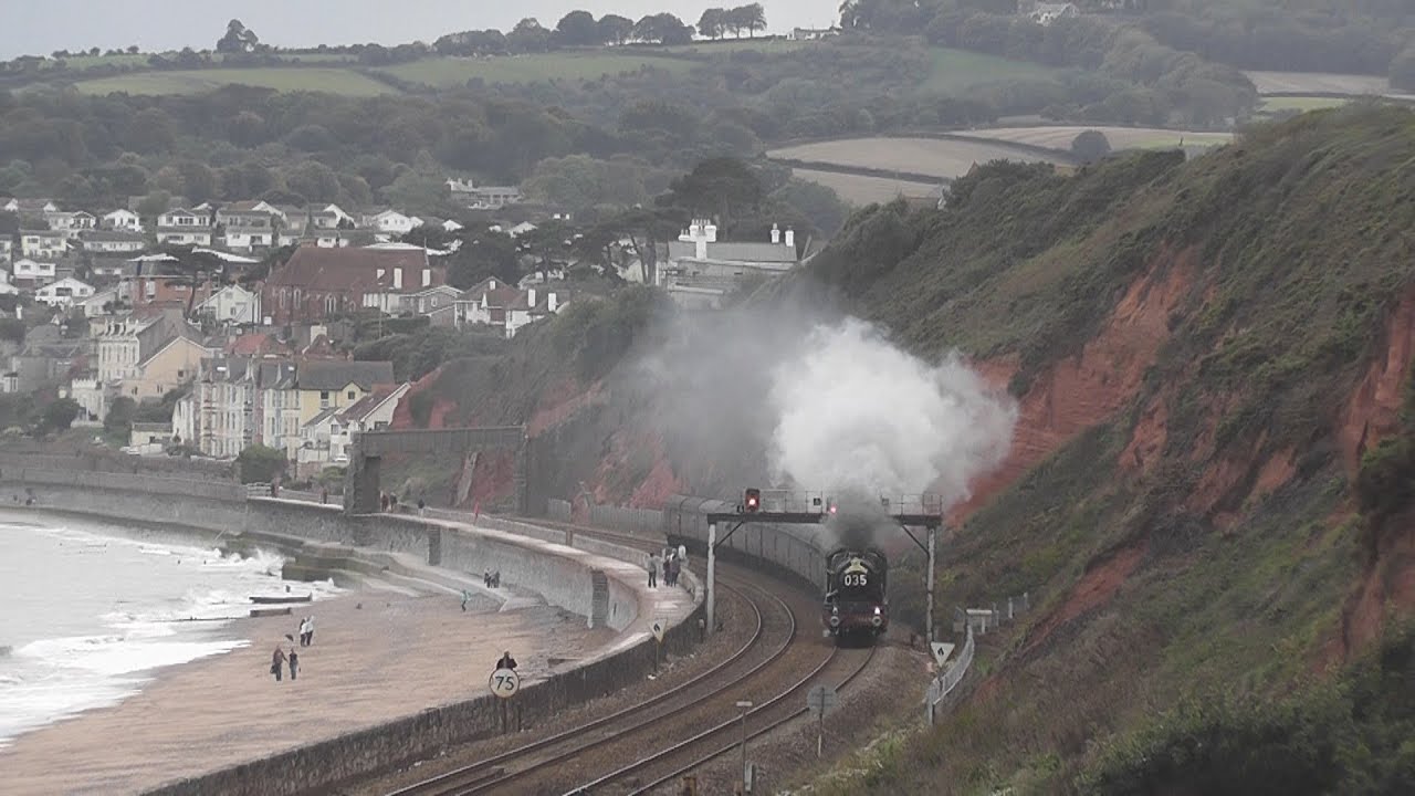 5029 Nunney Castle & 4492 Dominion Of New Zealand on 'The Mayflower' 17/09/11