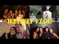 weekly vlog: my first one! Manal's birthday, release party, influencer event &amp; our friend's wedding!
