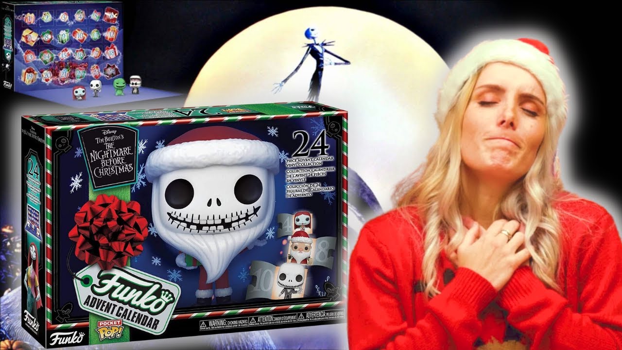 FUNKO POCKET POP NIGHTMARE BEFORE CHRISTMAS HOLIDAY ADVENT CALENDAR # nightmarebeforechristmas - YouTube