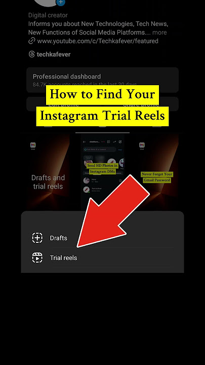 How to Find Your Instagram Trial Reels #howto #instagram #reels