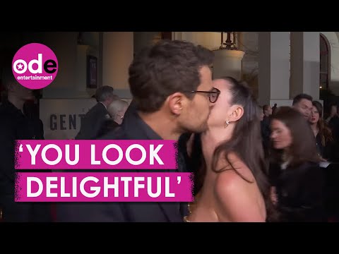 Theo James Interview Interrupted by Kiss from Kaya Scodelario