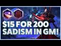 Alarak Counterstrike - DONO CHALLENGE: $15 for 200 SADISM IN GM! - Grandmaster Storm League