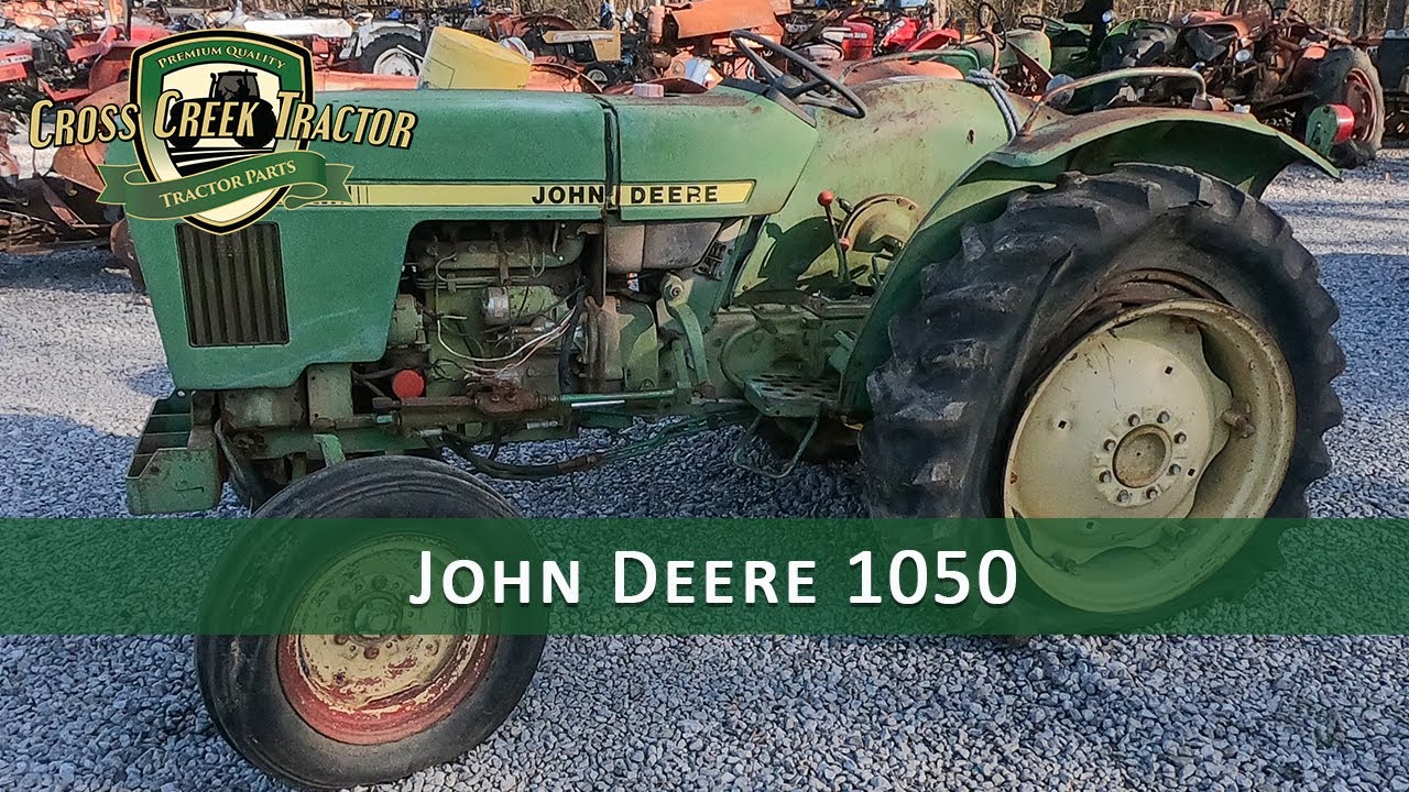 John Deere 1050 Tractor Parts - YouTube