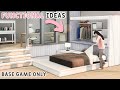 Platform Beds💤💡Functional Ideas | Base Game Tutorial | No CC or Mods | The Sims 4