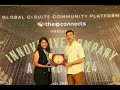 Prasanna sirivella  inspiring digital marketing leader award by thecconnects