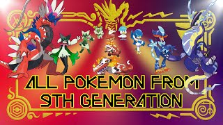 All Pokémon from 9th Generation (Paldean Dex)