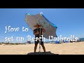 How to set up Tommy  Bahama  Beach Umbrella