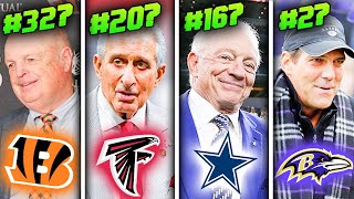 All 32 NFL Owners RANKED from WORST to FIRST for 2021