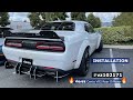 Vicrez centa vr2 rear diffuser vz102171 dodge challenger 20082023  installation