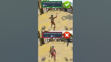 ✅Pro Secret Continue Grenade Throw in CODM 💯💪CODM BR Pro Settings🔥Codmobile🤕 #shorts #codmbr #codm
