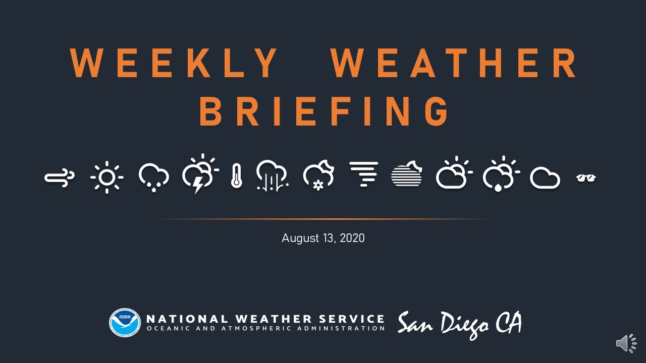 NWS San Diego - Prolonged Heat Wave Expected - YouTube
