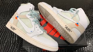 pegs indendørs skam After 6 Months Of Wear: Off White Air Jordan 1 NRG Europe - YouTube