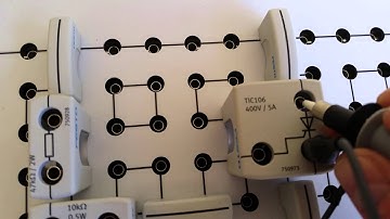 Lab #7 SCR Lab B: SCR in an AC Circuit with an RC Circuit to turn on the Gate