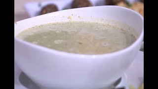 طريقه عمل شوربه البروكلي  | الشيف فاطمه ابو حاتي