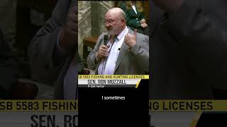 Sen. Ron Muzzall Fishing and Hunting Licenses fee hike