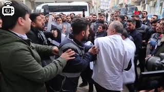 Leyla Güven'e destek olmak için yürümek isteyen HDP milletvekillerine polis saldırısı Resimi